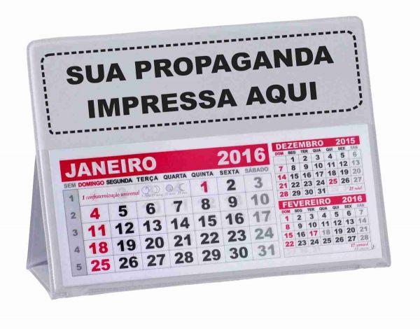 FOLHINHAS E CALENDÁRIOS DE MESA 2021