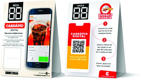 QR COD PARA CARDÁPIOS DE MESA