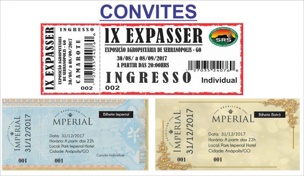 CONVITES PARA FESTAS